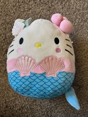 10 “ Hello Kitty Mermaid Squishmallow 2022